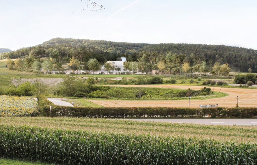 Deep geological repository and fuel element packaging plant