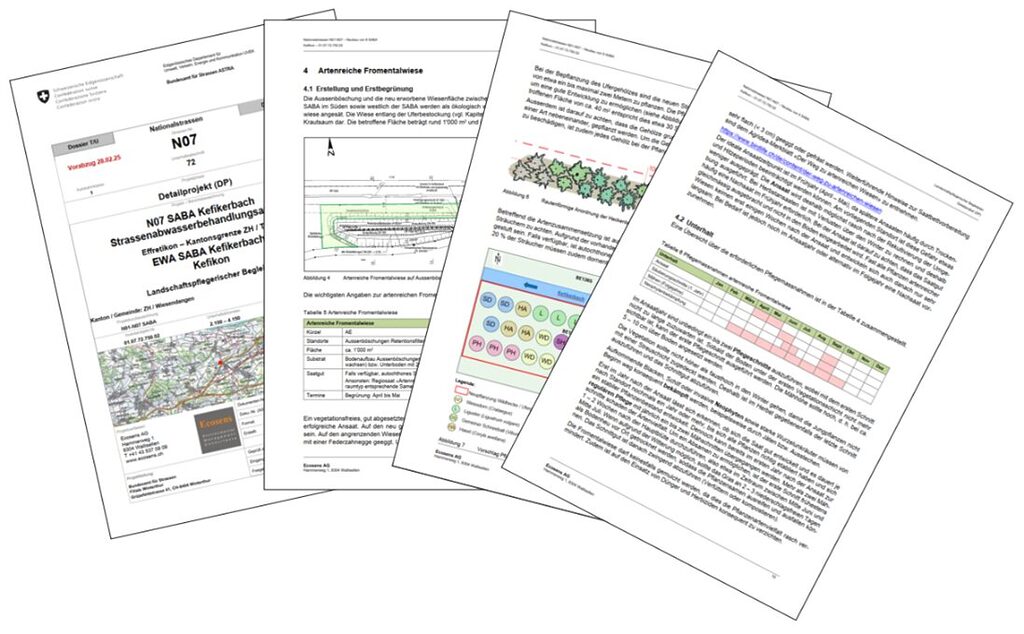 N01 / N07 Nouvelle construction SABA Kefikerbach (ZH) et Bewangerbach (TG)